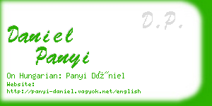 daniel panyi business card